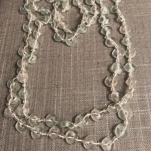 NWOT Boho Button Necklace